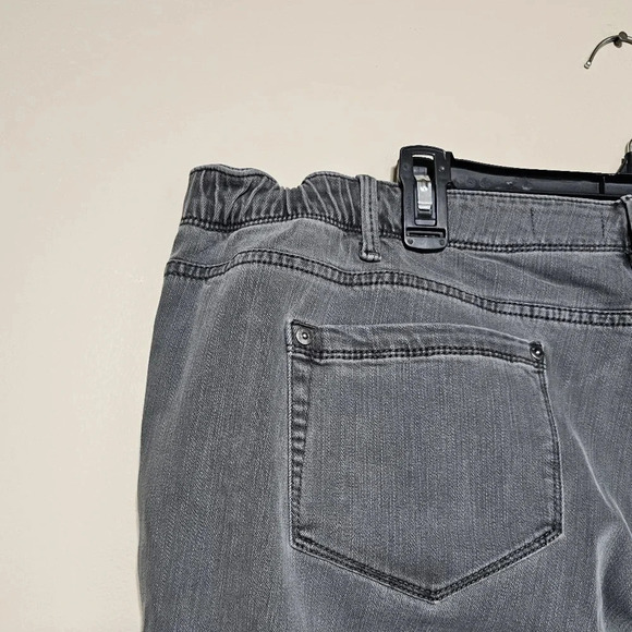 J. Jill Denim Authentic Fit Slim Ankle Women's Plus Size 22W Jeans Gray Stretch - Picture 7 of 10
